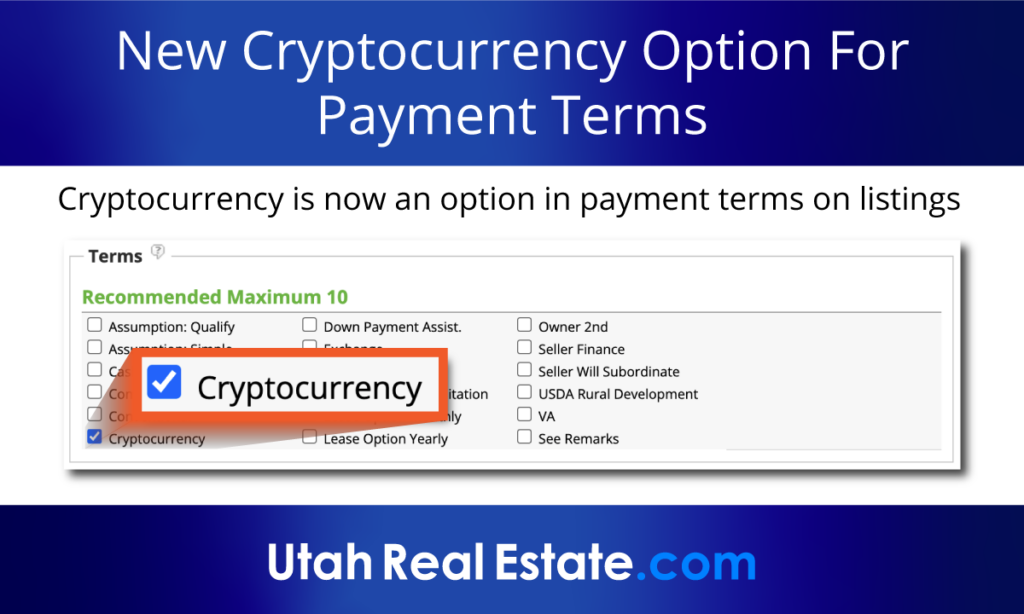 New Cryptocurrency Option For Payment Terms