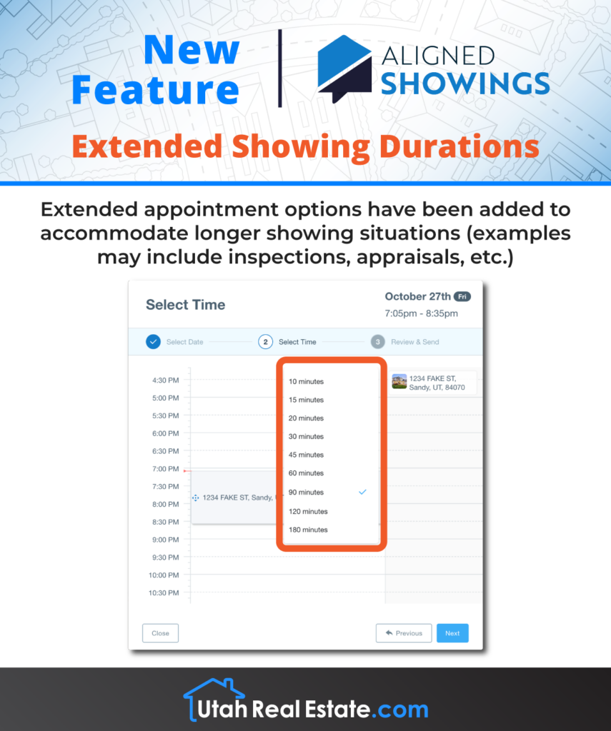 Aligned Showings Extended Showing Durations