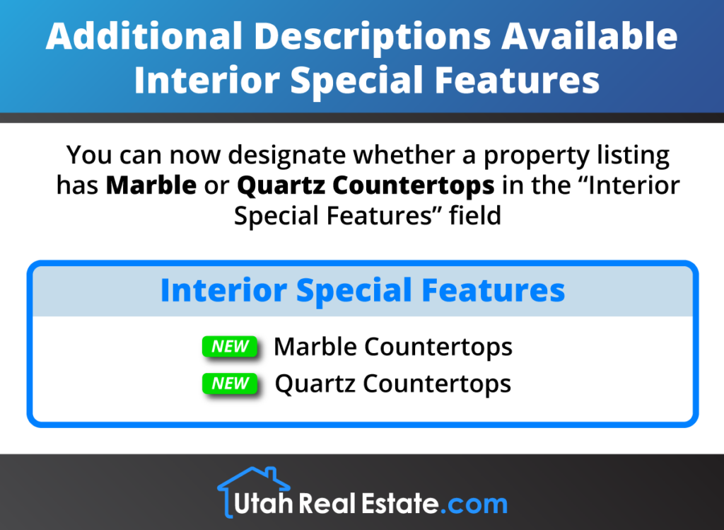 Additional Descriptions Available - Interior Special Features