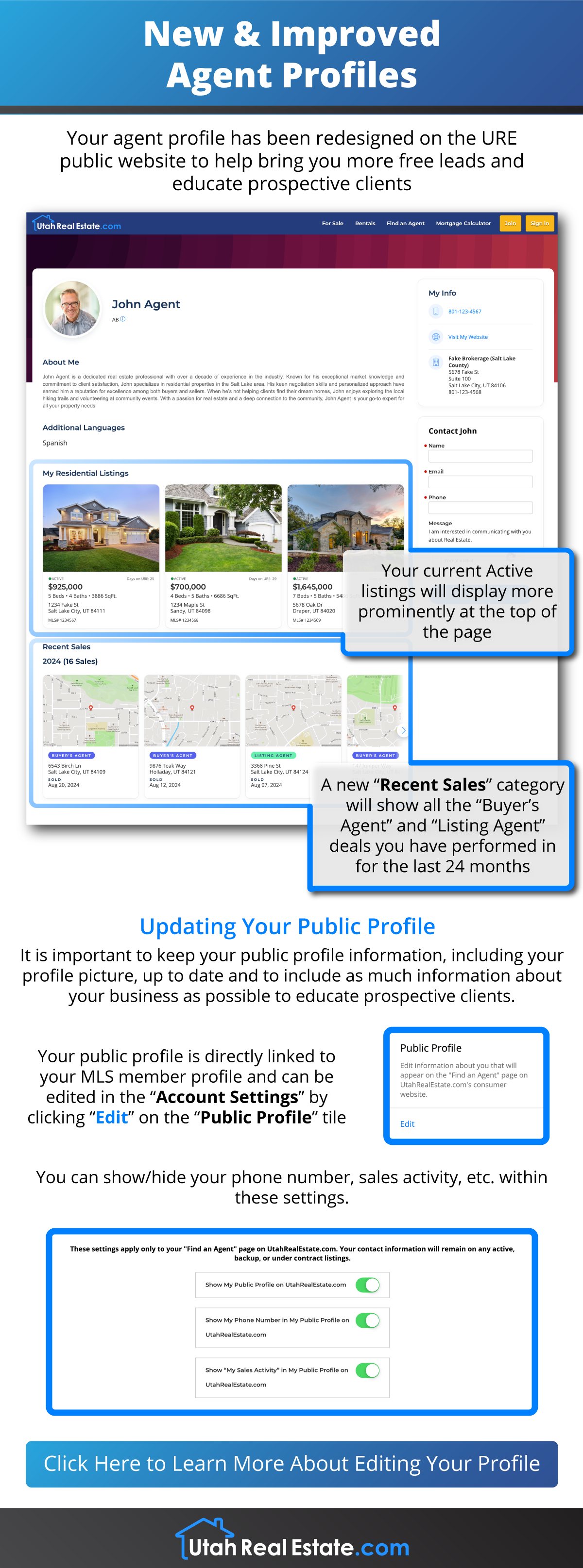 New and Improved Agent Profiles