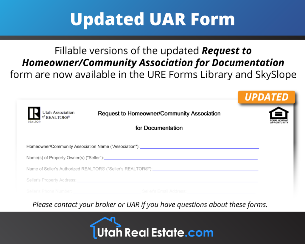 Updated UAR Form