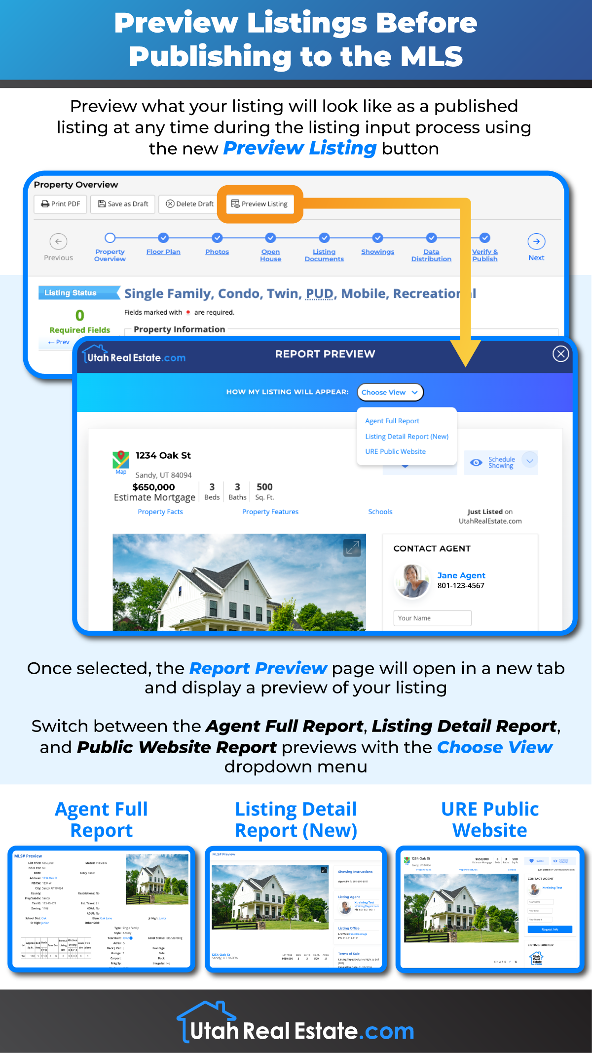 Preview Listings Before Publishing to the MLS