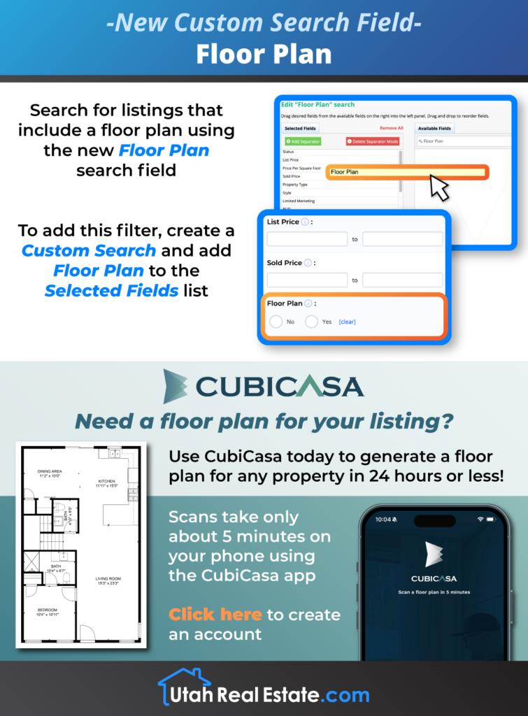 New Custom Search Field – Floor Plan