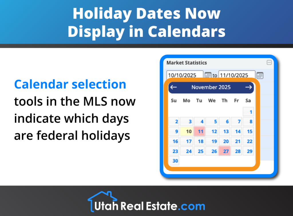Holiday Dates Now Display in Calendars