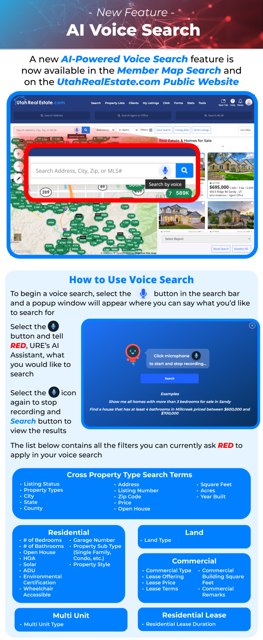 New Feature – AI Voice Search