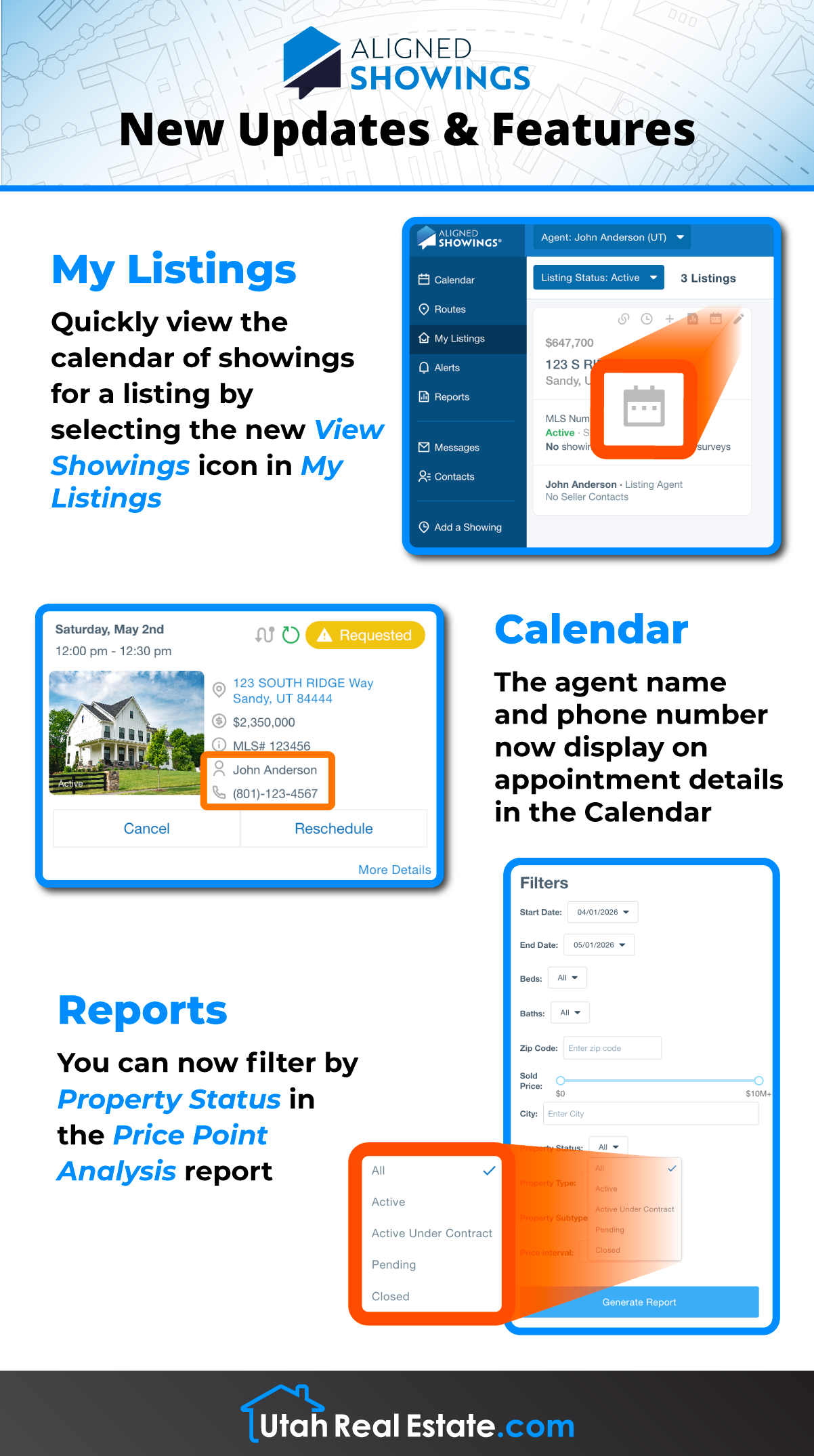 Aligned Showings - New Updates & Features