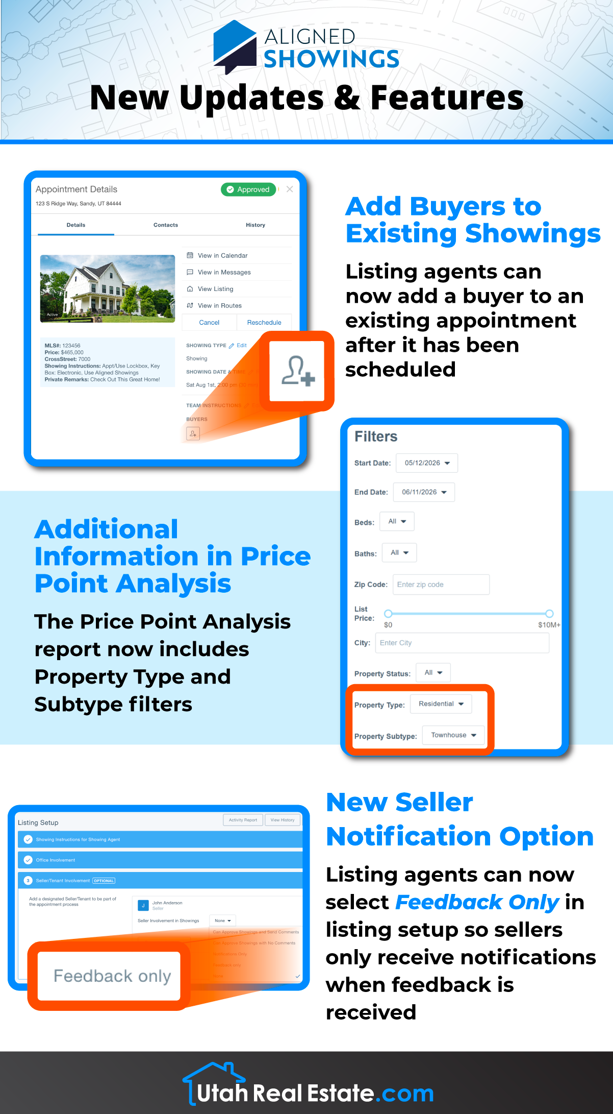 Aligned Showings - New Updates and Features